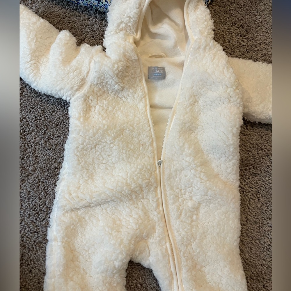 4 Sherpa onesies some new and some worn couple times